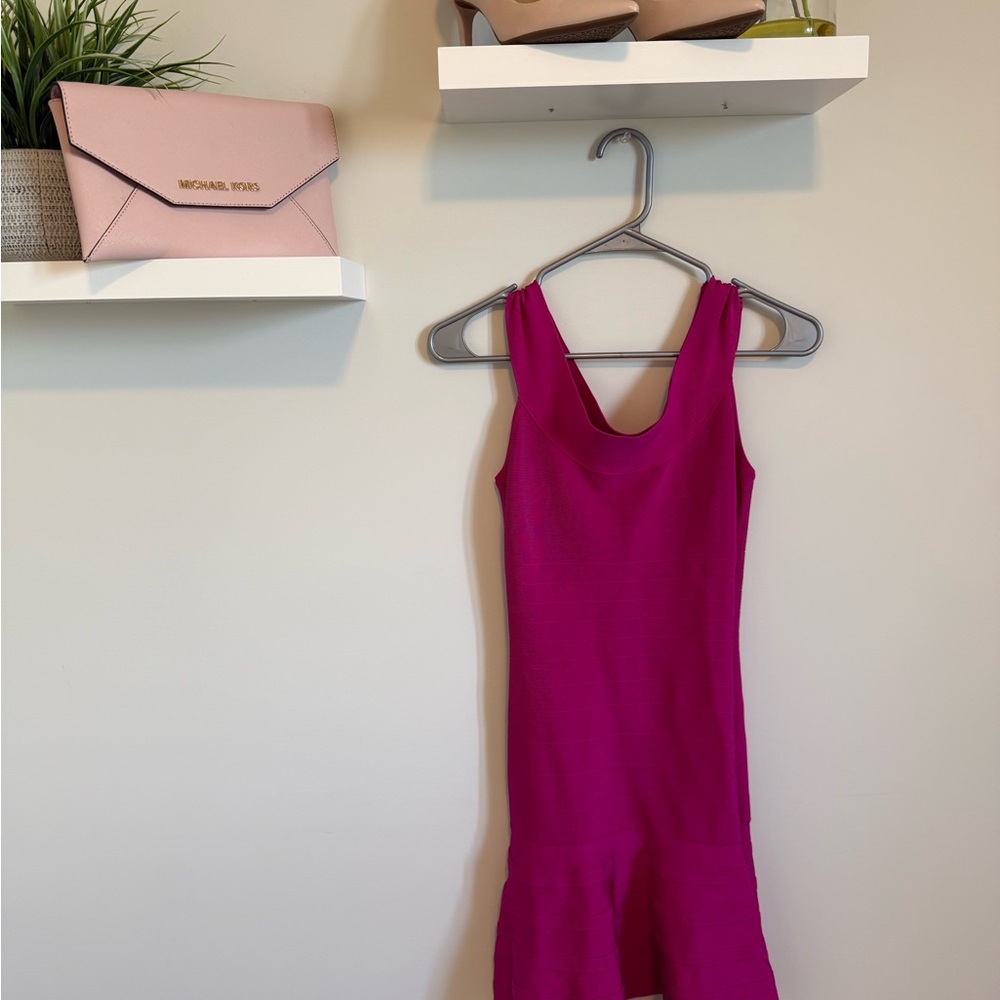 Guess Fuchsia Mini Dress